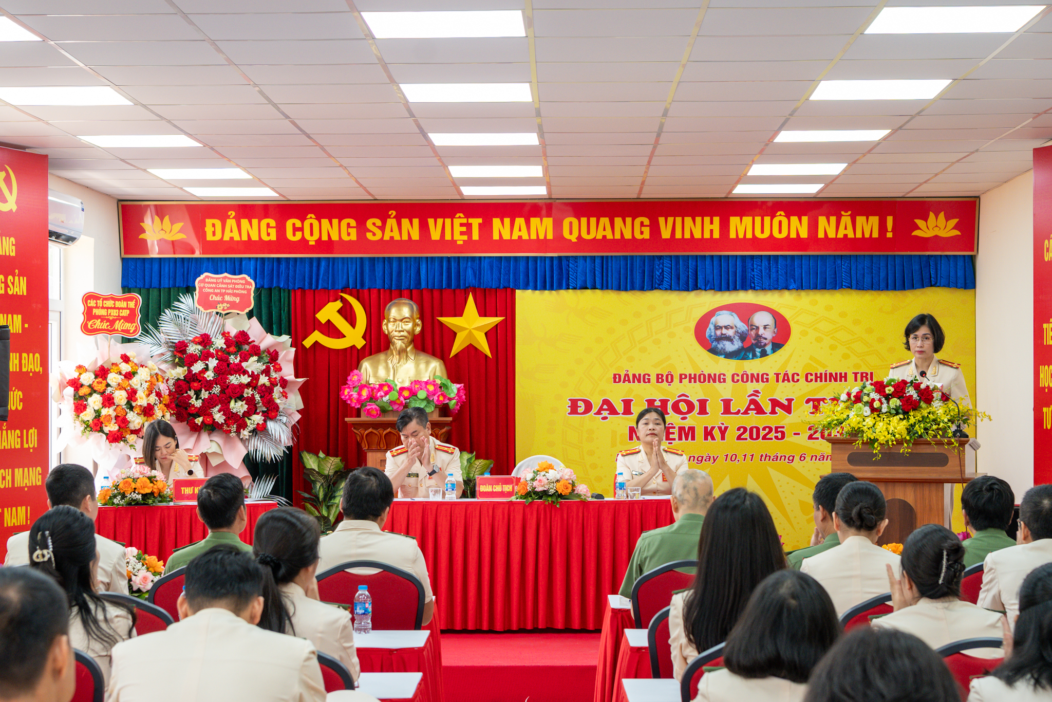 Đảng bộ Phòng Công tác chính trị - CATP: Tổ chức Đại hội lần thứ 2, nhiệm kỳ 2025 – 2030